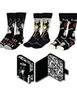 Cerdá Pack de 3 chaussettes Disney Villains, 36-43