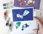 Kreul Set de 12 tubes de peinture gouache El Greco Gouache Colors