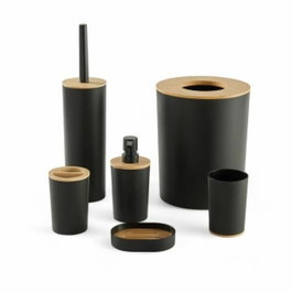 Today Set de 6 accessoires de salle de bain Utility - Noir
