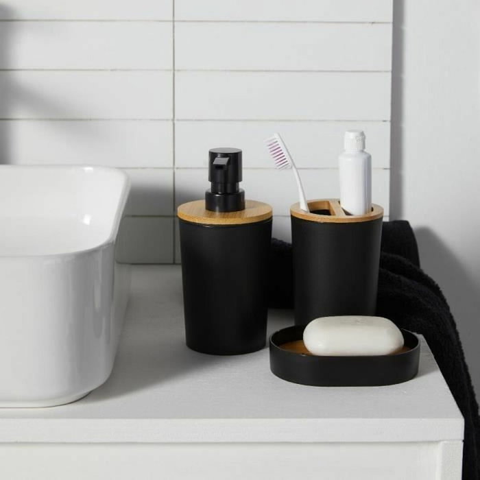 Today Set de 6 accessoires de salle de bain Utility - Noir