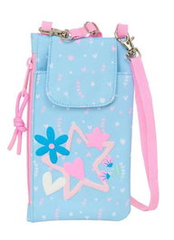 Safta Blackfit8 "Smile" - Porte-monnaie Porta-movil - Porte-monnaie smartphone avec motif sourire - 10x19 cm - À partir de 3 ans
