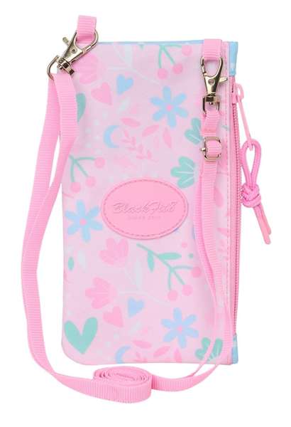 Safta Blackfit8 "Smile" - Porte-monnaie Porta-movil - Porte-monnaie smartphone avec motif sourire - 10x19 cm - À partir de 3 ans