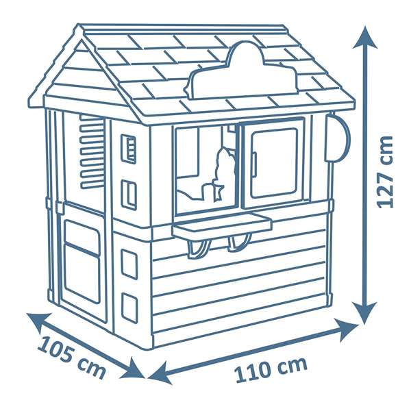 Simba Maison de jeux Sweety Corner 105 x 110 x 127 cm