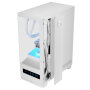 Mars Gaming MCPULSARW Caisse ATX Semitorre Blanche avec Écran LCD Double Vitre Tempéré Refroidissement Extrême Connexion USB-C
