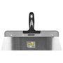 WOLFPACK LINEA PROFESIONAL Spatule en acier inoxydable 38 cm avec manche en caoutchouc