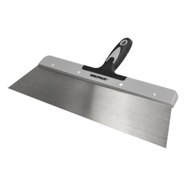 WOLFPACK LINEA PROFESIONAL Spatule en acier inoxydable 38 cm avec manche en caoutchouc