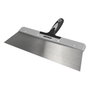 WOLFPACK LINEA PROFESIONAL Spatule en acier inoxydable 38 cm avec manche en caoutchouc