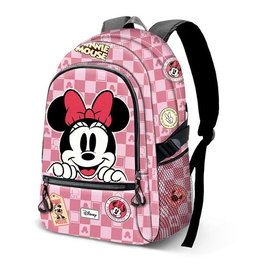 Karactermania Fight FAN 2.2 - Sac à dos Minnie Mouse Journey - Urbain léger, compartiment électronique, adaptable trolley - 44 x 31 x 18 cm