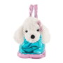 PERLETTI Sac porté main avec peluche chien Didi bleu - Taille 28x15x20 cm