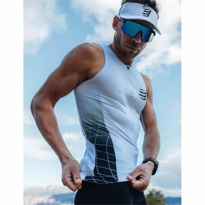 Visière Compressport XHWU389-0002 Blanc Taille unique Visière Compressport XHWU389-0002 Blanc Taille unique