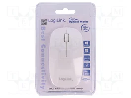 LOGILINK Souris Optique Blanche USB