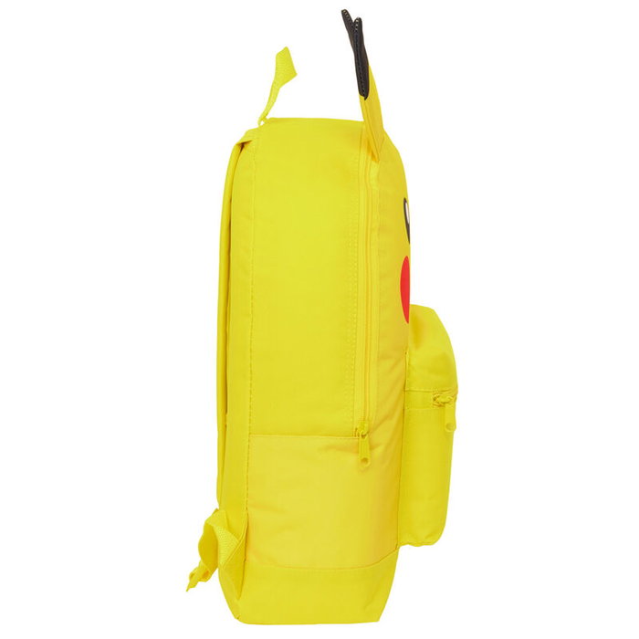 SAFTA Sac à Dos Pikachu Pokémon 40cm avec Bretelles Rembourrées, Poche Frontale à Fermeture Éclair et Poignée Supérieure