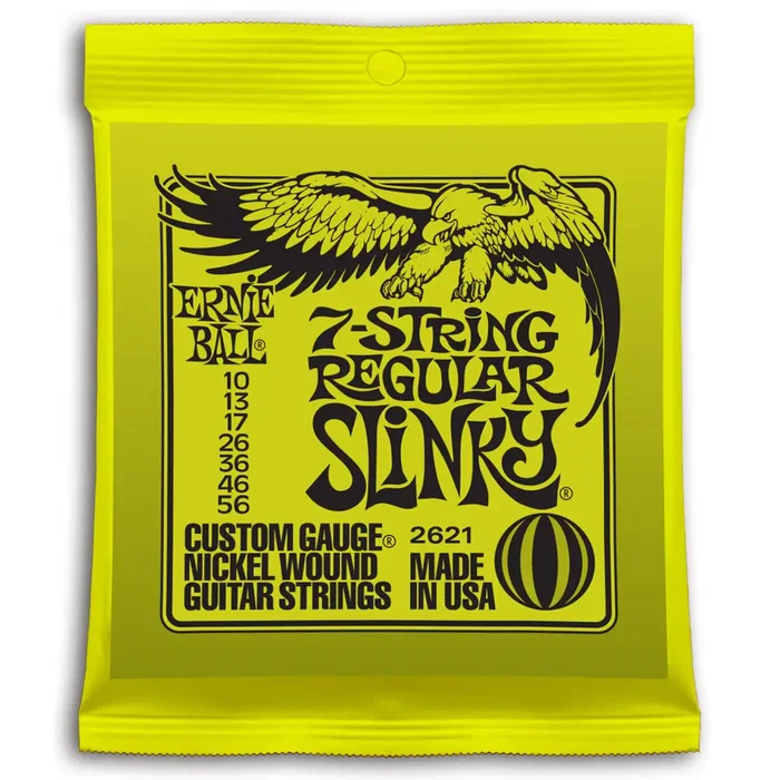 Ernieball Slinky 7St. Regular 10-56 Jeu de cordes électriques