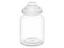 Vivalto Lot de 4 bocaux en verre avec couvercle 900 ml transparent 46 x 20 x 11.5 cm (Set de 8)