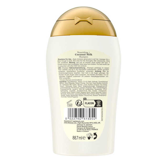 OGX Shampooing au lait de coco 88 ml