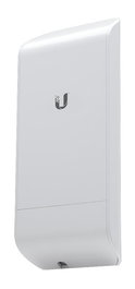 Ubiquiti NanoStation Loco M - Point d'Accès sans fil extérieur 5GHz, antenne 13 dBi, protocole airMAX, Ethernet Fast Ethernet, blanc