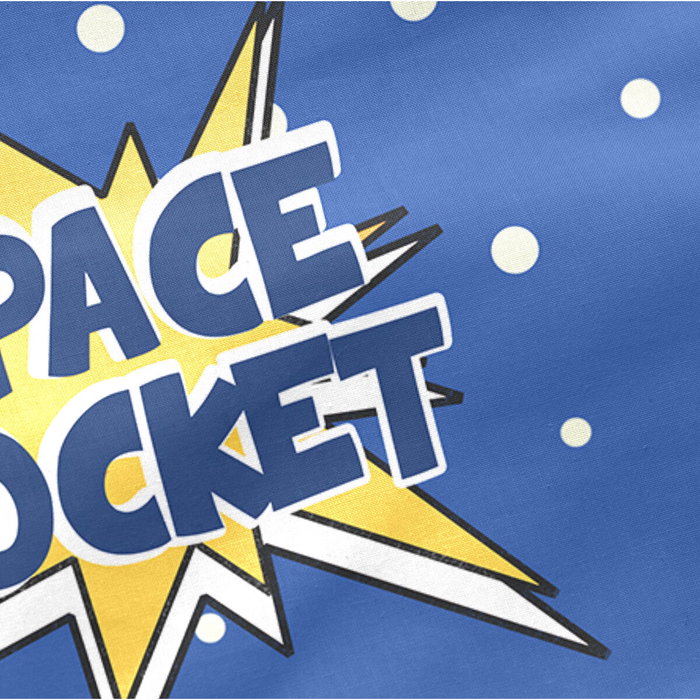 Protection du berceau HappyFriday Mr Fox Space rocket Multicouleur 210 x 40 cm