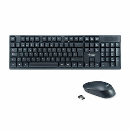 Equip Combo Clavier et Souris Wireless Noir Espagnol Qwerty