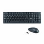 Equip Combo Clavier et Souris Wireless Noir Espagnol Qwerty