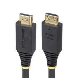 Startech Câble HDMI 2.0 4K 60 Hz avec Agarre 0,5 m - Connecteur Haute Vitesse