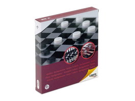 Cayro Jeu d'échecs, dames et backgammon magnétique - Coffret de voyage 16.5x18x3 cm