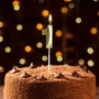Party Time Bougie Anniversaire Chiffre 1 Or