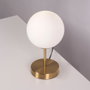 Lampe de Table Garoua en Métal et Cristal