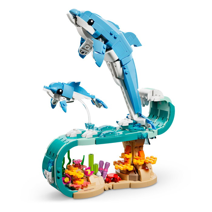 LEGO Creator 3-en-1 Animaux marins : les beaux dauphins, 542 pièces LEGO Creator 3-en-1 Animaux marins : les beaux dauphins, 542 pièces