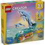 LEGO Creator 3-en-1 Animaux marins : les beaux dauphins, 542 pièces