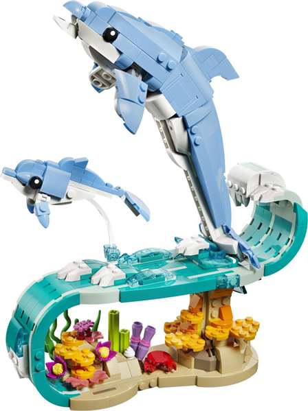 LEGO Creator 3-en-1 Animaux marins : les beaux dauphins, 542 pièces LEGO Creator 3-en-1 Animaux marins : les beaux dauphins, 542 pièces