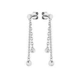 Boss Boucles d'oreilles 1580332 en acier inoxydable gris