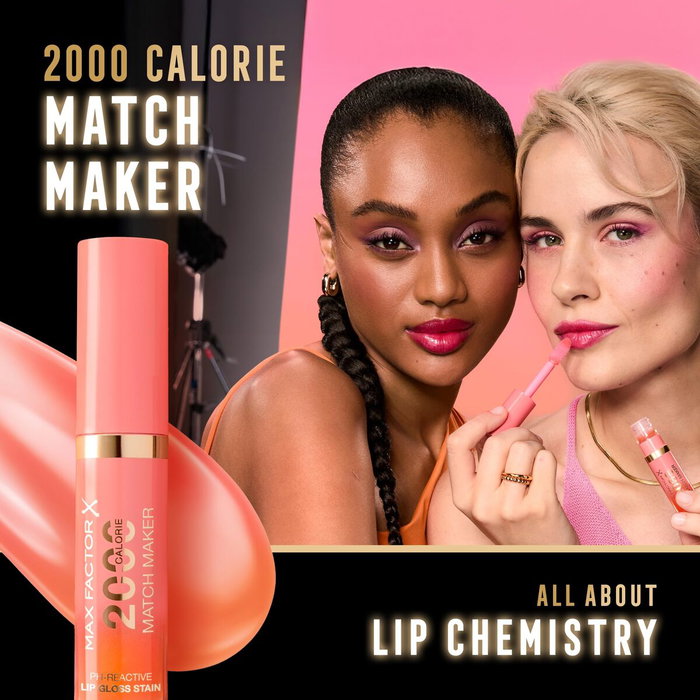 Max Factor Match Maker 2000 Calorie Brillant à lèvres 010-Bubbly Max Factor Match Maker 2000 Calorie Brillant à lèvres 010-Bubbly