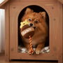 Cerdá 40.0x10.5x10.5 cm Corde dentaire pour chien jouet Disney Winnie l'Ourson Orange