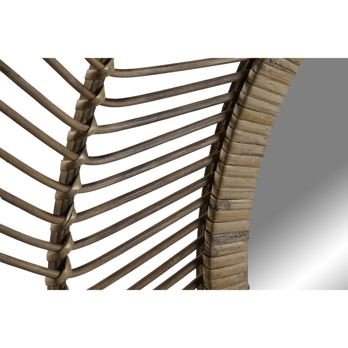 Miroir mural Home ESPRIT Naturel Tropical 110 x 2,5 x 110 cm Miroir mural Home ESPRIT Naturel Tropical 110 x 2,5 x 110 cm