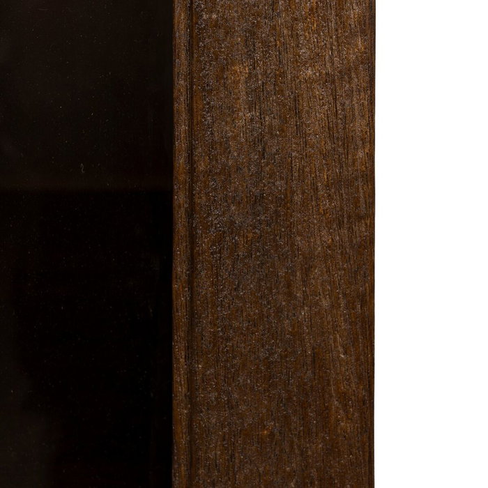 Présentoir Marron Verre Bois de manguier 40 x 40 x 180 cm