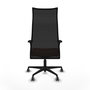 Piqueras y Crespo Chaise de Bureau Albacete Marron et Noir