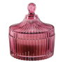 The Candle Factory Bougie avec pot en cristal 10x12 cm