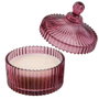 The Candle Factory Bougie avec pot en cristal 10x12 cm