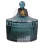 The Candle Factory Bougie avec pot en cristal 10x12 cm