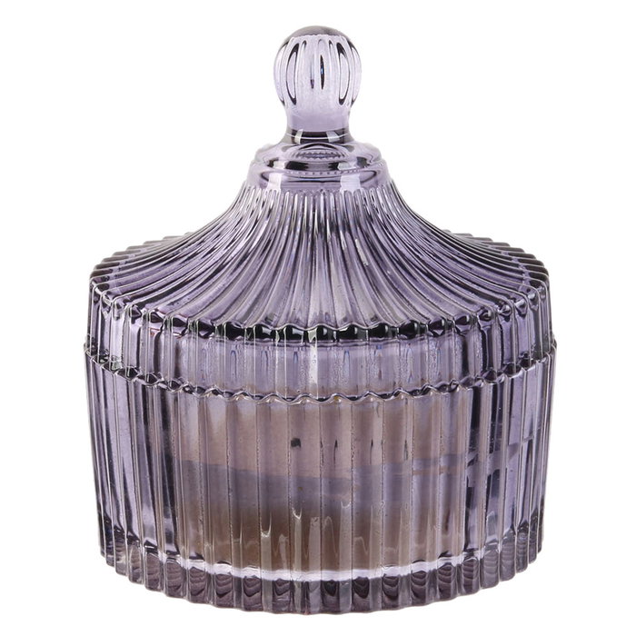The Candle Factory Bougie avec pot en cristal 10x12 cm