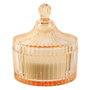The Candle Factory Bougie avec pot en cristal 10x12 cm
