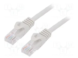 GEMBIRD Cordon de raccordement Cat 6 U/UTP RJ45 1m gris