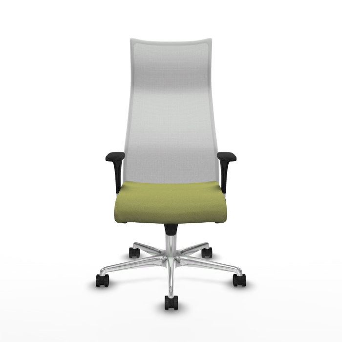 Piqueras y Crespo Chaise de Bureau Albacete XL Vert Olive et Blanc