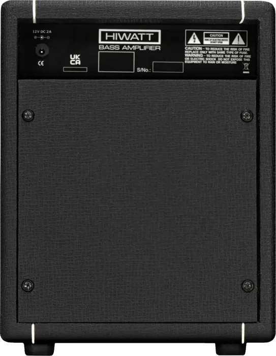 HIWATT Ampli Basse Combo Bulldog 17W avec Bluetooth 1x8" - Noir