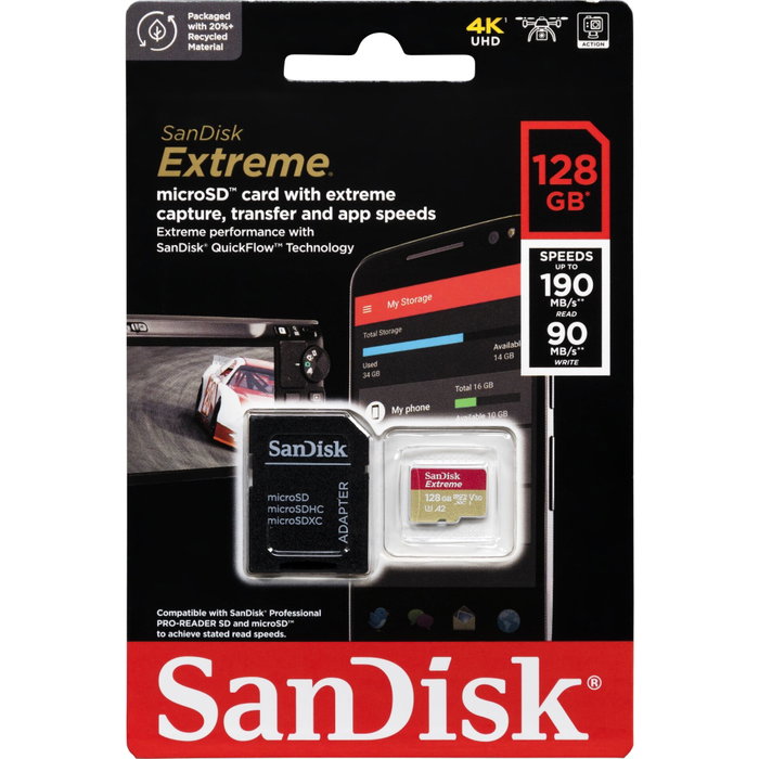 SanDisk Extreme microSDXC 128 Go