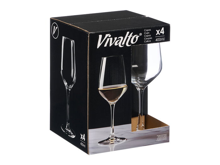 VIVALTO COPA CONICA 400ML Transparente