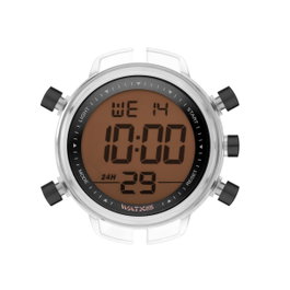 Watxandco RWA1779 Montre Numérique Transparente