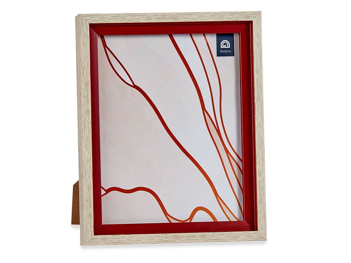 GIFTDECOR Porte-photos Naturel Bord Rouge 20x25cm (Lot de 24) GIFTDECOR Porte-photos Naturel Bord Rouge 20x25cm (Lot de 24)