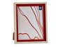 GIFTDECOR Porte-photos Naturel Bord Rouge 20x25cm (Lot de 24)