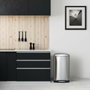 Kitchen Move Poubelle de Cuisine GREENWICH 40 L Inox Brossé